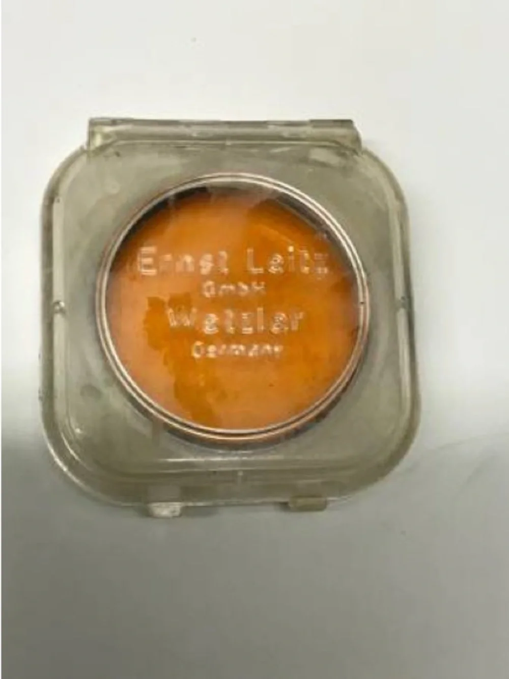 Leica Orange Camera Lens
